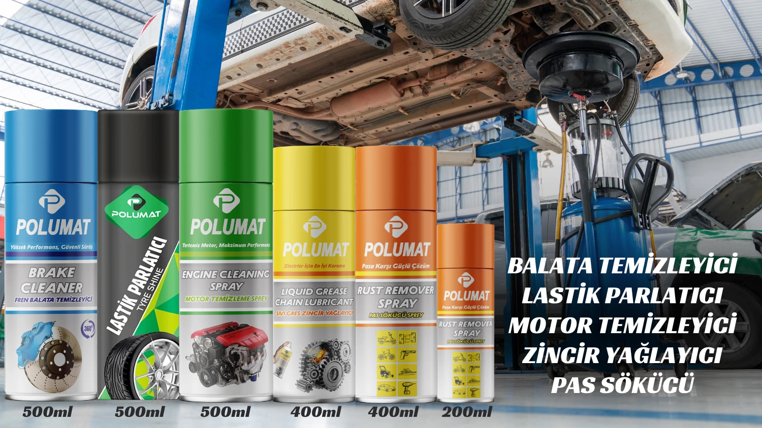 Yeni Nesil Polumat Endüstriyel Spreyler